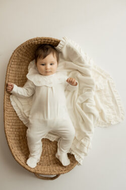 ⁦bella babygrow - cream⁩ – תמונה ⁦6⁩