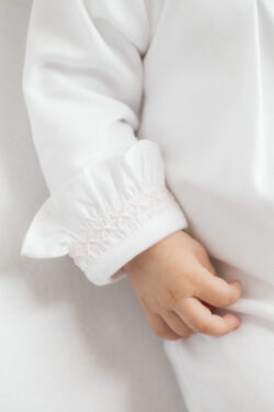 ⁦lisi babygrow - white⁩ – תמונה ⁦4⁩
