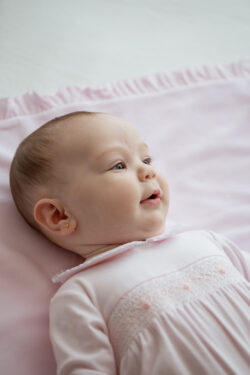 emily babygrow - pink