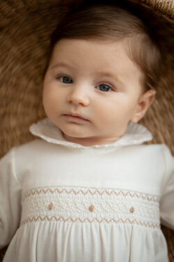 emily babygrow - cream