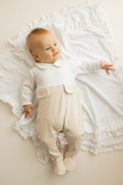 bonnie babygrow - beige