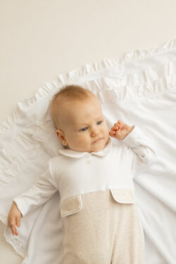 bonnie babygrow - beige
