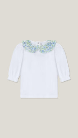 COTTON SHIRT - FLORAL BLUE