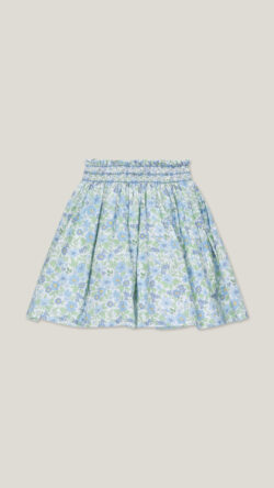 COTTON SKIRT - FLORAL BLUE