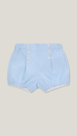 PIQUE SHORTS - BLUE