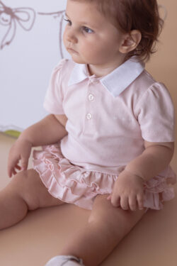 ⁦COTTON SHIRT ROMPER - PINK⁩ – תמונה ⁦8⁩