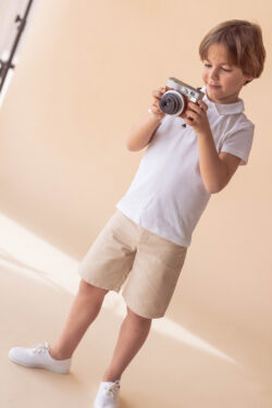 BOYS BEIGE JONNY SHORTS