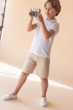 BOYS BEIGE JONNY SHORTS