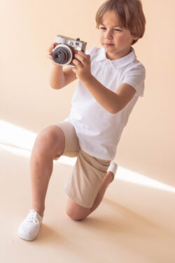 BOYS BEIGE JONNY SHORTS