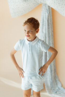 COTTON BOY SET - BLUE