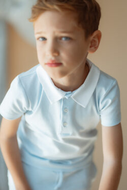 COTTON BOY SET - BLUE