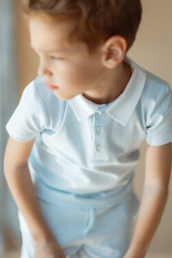 COTTON BOY SET - BLUE