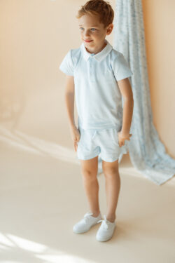 COTTON BOY SET - BLUE
