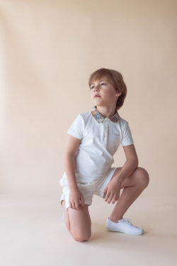 COTTON BOY SET - CAMEL