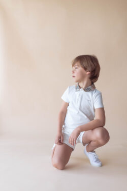 COTTON BOY SET - CAMEL