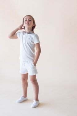COTTON BOY SET - CAMEL