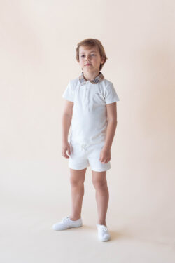 COTTON BOY SET - CAMEL