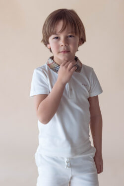 COTTON BOY SET - CAMEL