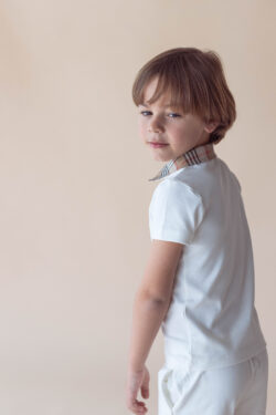 COTTON BOY SET - CAMEL