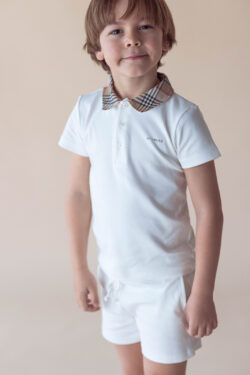COTTON BOY SET - CAMEL