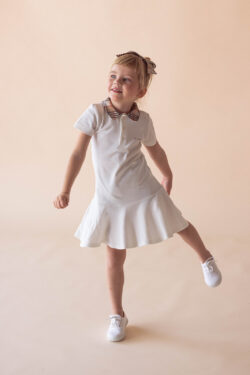 COTTON SHIRT DRESS - CAMEL