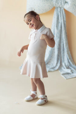 COTTON SHIRT DRESS - PINK