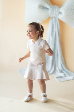 COTTON SHIRT DRESS - PINK