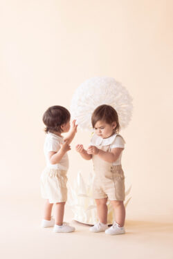 ELEGANT BABY SHORTS - CREAM