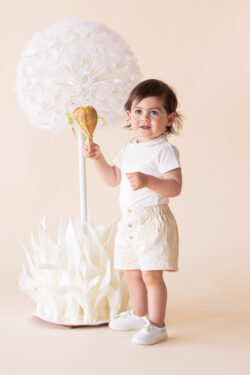ELEGANT BABY SHORTS - CREAM