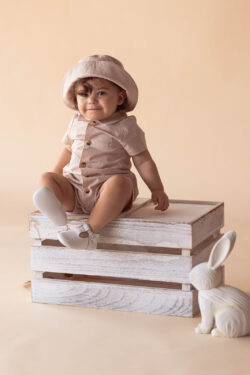 RICHI ROMPER - CAMEL