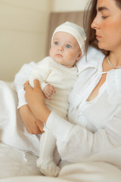 CLOUDS BABY COTTON SET - IVORY