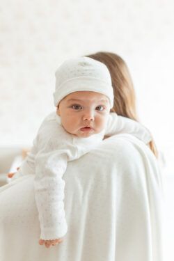 CLOUDS BABY COTTON SET - WHITE