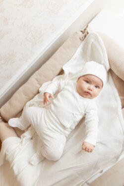 CLOUDS BABY COTTON SET - WHITE