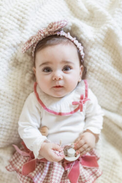 ⁦Velvet Bow Pale pink Bodysuit⁩ – תמונה ⁦6⁩