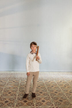 Beige Corduroy Trousers