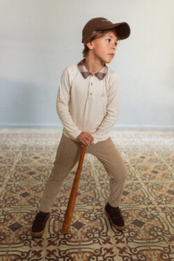 Beige Corduroy Trousers