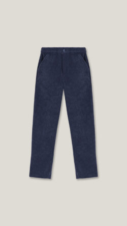 Navy Corduroy Trousers
