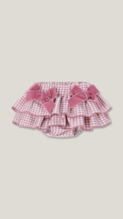 pink pepita Bloomers