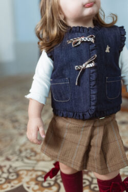 ⁦Chic Denim Vest⁩ – תמונה ⁦2⁩