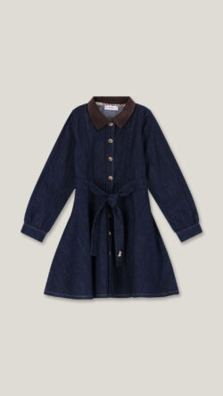 ⁦Denim girls Dress⁩ – תמונה ⁦2⁩