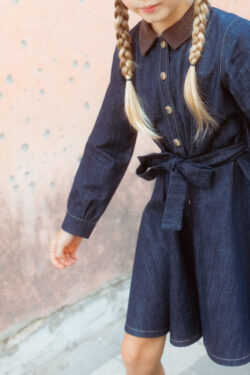 Denim girls Dress
