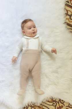 ⁦knit trousers - sand⁩ – תמונה ⁦6⁩