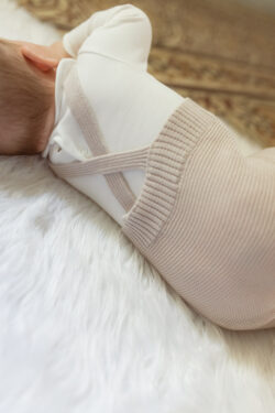knit trousers - sand