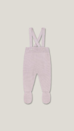 knit trousers - sand