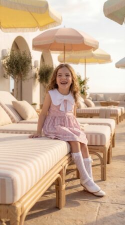 Adelina bow dress