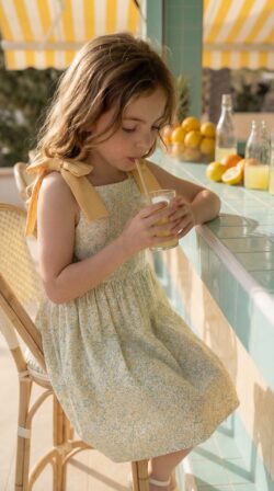 Margarita girls dress detail