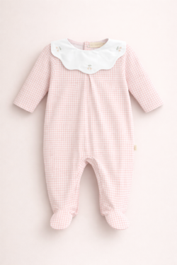 pink cherry babygrow