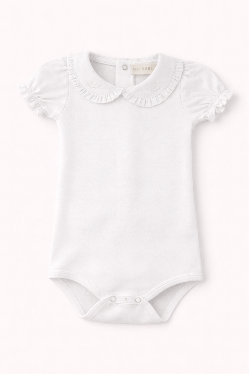 white collar bodysuit