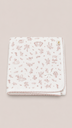 capsule pale pink blanket