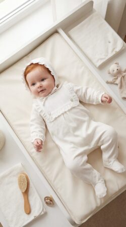 angel baby bonnet